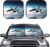 Aircraft Fighter Jets Print 2-Piece Windshield Sun Shade Foldable Car Front Window Sunshades UV Protection Portable Sun Visor Protector Windscreen Covers for Car Trucks SUV Large