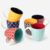 DOWAN Coffee Mugs Set of 6, 10 oz Porcelain Mugs, Cappuccino Cups, Ceramic Tea Cups with Handle for Men Women, Mug Gift Set, Housewarming Wedding Gift