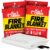 Mart Cobra Emergency Fire Blanket for Home and Kitchen – 4 Pack – Fire Blankets Emergency for Home Safety 40” x 40” – Suppression Shield Retardant Extinguisher Fiberglass Welding Fireproof Cloth Towel