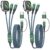 Travel Essentials for iPhone iWatch Charger, 3 in 2 USB Cable for iWatch/iPhone Charger/L Port, Beach Vacation Essentials USB C Cord Compatible with iWatch 10-1/iPhone 17-11/PS/Galaxy/Car, 2Pack 5FT