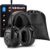 PROHEAR 033 Upgraded Bluetooth 5.4 Hearing Protection Headphones with FM/AM Radio, OSHA-Compliant 25dB NRR Safety Earmuffs, Rechargeable 48H Playtime for Mowing, Workshops and Snowblowing – Black