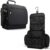 VENTURE 4TH Hanging Travel Toiletry Bag for Women & Men – Large Toiletry Organizer with 18 Compartments, Removable TSA Pouch, Travel Wash Bag for Toiletries, Makeup & Shaving Kit (Black)