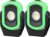 Retisee 2 Pack 780 Lumens Magnetic Work Light USB Rechargeable LED Flashlight Portable Mechanic Light for Car Repair Emergency Lighting Mechanics Workshop Inspection(Green-2pk)