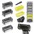 Guard Combs Kit with Case Compatible with OneBlade Handles, 1/2/3/5mm Guide Combs, 0/3mm Body Comb and Protective Cap for Electric Shaver Accessories for Men (7 Pcs)