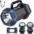 Led Camping Lantern Rechargeable, Camping Flashlight 1500LM, 8 Light Modes, Camping Lights 4800 Capacity, Portable Bright Flash Light for Emergencies, Power Outages, Hurricane, Hiking (Blue 1PACK).