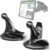 EWAY 2PCS GPS Car Holder Mount for Garmin Nuvi Windshield Dashboard with Strong Suction Cup, 17mm Swivel Ball Mounting Pattern Replacement for Garmin GPS Navigator Navigation Car Dash Mount Cup Holder