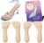 3/4 Invisible High Heel Cushion Inserts for Women, Anti-Foot Sliding Forward Insoles, Shock & Sweat Absorbent Comfort Shoe Pads Insoles for High Heels, Sandals & Flats