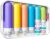 20 Pack Travel Bottles for Toiletries, Original Patented, TSA Approved Travel Size Containers, Leak Proof Silicone Shampoo and Conditioner Bottles Women & Men, Airplane Cruise Essentials, Multi