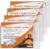 Syn-zer Emergency Mylar Thermal Blankets 4-Pack – 82″x52″ Space Blankets for Camping, Hiking, First Aid, Car Emergency, Bug Out Bag, and Cold Winter Outdoor Activities