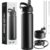 Stainless Steel Insulated Water Bottle and Travel Mug for Hot and Cold Beverages, Wide Mouth, Double Wall Insulated Hydration Sports Water Bottle for Hiking, Biking, Outdoor, 22 OZ BPA Free