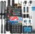 BAOFENG BF-5RH PRO GPS/APRS 10Ｗ Ham Handheld Radio, Multi-Band Long Range Two-Way Radio with 18.89” Tactical Antenna, Aviation/VHF/UHF/ 1.25m Scanner, NOAA 5RM Walkie Talkies Type-C Charging,2 Pack