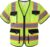 JKSafety Safety Vest for Men Women Hi Vis with Pockets and Cushioned Collar Construction Vest Meet ANSI Standard (BX360)