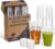 100 Pack 24 oz Large Clear Plastic Cups with Lids, Disposable Smoothie Cups with Lids, Iced Coffee Cups, Crystal Clear Plastic Cups for Milkshakes & Bubble Tea, PET – BPA Free