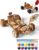 BOOZUU 3D Wooden Lunar Rover Puzzle for Adults, 388 Pcs Build and Paint Model Kit, DIY Space Vehicle, No Glue Assembly Wooden Craft, Home Display Gift Ages 14+