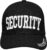 Security Hat Baseball Cap – Gold or White Embroidery Security Front, Bill & Back – Adjustable Size
