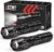 LETMY Tactical Flashlight S2000-2 Pack Bright Military Grade LED Flashlights High Lumens – Portable Handheld Flash Light, 5 Modes Zoomable Waterproof Flashlights for Home Emergency Camping Outdoor
