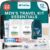 TrekTote 12-Piece Men’s Travel Toiletry Kit – Premium Brand-Name Shampoo, Conditioner, Body Wash, Shaving Cream & Deodorant, TSA Approved Travel Size Set with Clear Bag