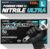 Beastek Nitrile Disposable Gloves, 8Mil Latex & Powder Free Chemical Resistant Heavy Duty Food Safe Diamond Glove Black 50Pcs