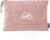 BEDELITE Travel Blanket with Bag, Ultra-Soft Jacquard Fleece Blanket with Luggage Sleeve & Backpack Clip, Airplane Blanket Travel Essentials, Pink