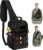 Rexmore Tactical Electrician & HVAC Tool Chest Bag with 3-Point Harness, Small Tool Pouch with 15-Pocket 1680D Oxford, MOLLE Webbing, Water Resistant Design for Technicians DIY (Black)