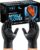 wcy 9 Mil Heavy Duty Black Nitrile Gloves,Raised Diamond Texture Grip,Industrial Mechanic Rubber Gloves Disposable Latex Free Chemical Resistant Guantes for Work,Cooking,Food Safe – Large,80Count
