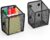 Ameceres Magnetic Pencil Holder – Extra Strong Magnets Mesh Marker Holder Perfect for Whiteboard, Refrigerator and Locker Accessories (1-Compartment (2 Packs))