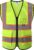JKSafety Safety Vest for men women Hi Vis Reflective Vest with Pockets and Zipper High Visibility Meet ANSI Standard（BX320