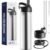 Stainless Steel Insulated Water Bottle and Travel Mug for Hot and Cold Beverages, Wide Mouth, Double Wall Insulated Hydration Sports Water Bottle for Hiking, Biking, Outdoor, 22 OZ BPA Free