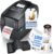 McAuley Labels Oil Change Sticker Printer Machine – Godex RT200i Next Service Reminder Stickers Printer System Set – Fully Programmed Package – Comes with 1000 Custom Oil Labels, Ribbon & Keyboard