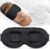 Vynix® Sleep Mask for Men Women – 100% Blackout Eye Masks for Sleep – 3D Soft Sleeping Mask for Side Sleepers – Zero Pressure Lash Extensions Eye Cover Shade for Airplane Travel Essentials, Black