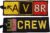 AV8R Taxiway Sign Embroidered Luggage Tag