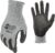 Gorilla Grip Work Gloves, Never Slip Maximum Grip All-Purpose, Gloves for Men, Superior in Wet, Dry, Oily Conditions, Polymer Palm, Extra Large Size, 25 Pairs, Grey| 25953-25