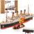 Rolife 3D Wooden Puzzles for Adults with LED Lights, 433 Pieces 19.5″ Titanic Model Ship Kits for Adults, DIY Craft for Home Decor & Unique Birthday Valentine’s Day Gift