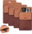 Cacturism Pocket Protector, 4 Pack Premium PU Leather Men Women Pen Holder Pouch Pocket Organizer For Shirts, Lab Coats, Pants; Multi-Purpose-Holds Pens, Pointers, Pencils, Ruler, Tools (Brown 4 Pcs)