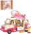 3D Wooden Puzzles for Adults – Ice Cream Truck Model Kit DIY Building Set, 290pcs Wood Craft Home Desk Decor, No Glue Needed Creative Gift for Family and Friends