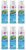 OdoBan Ready-to-Use 360-Degree Continuous Spray Disinfectant and Harsh Aroma Eliminator, Fabric and Air Freshener, 6 Pack, 14.6 Ounces Each, Fresh Linen Scent
