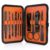 Wild Willies 10-Piece Pedicure & Manicure Kit for Men & Women – Includes Nail Clippers, Scissors, Tweezers, Files – Compact Travel Nail Grooming Kit, Mens Nail Care Set