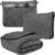 PAVILIA Travel Blanket Pillow, Soft Airplane Blanket 2-in-1 Combo Set, Plane Blanket Compact Packable, Flight Essentials Car Pillow, Travelers Gifts Accessories, Luggage Backpack Strap, 60×43 Gray