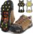 Ice Snow Cleats for Shoes and Boots,Walk Traction Cleats Crampons Anti Slip 11 Studs Ice Snow Grippers Over Shoe for Men Women Walking on Snow Ice
